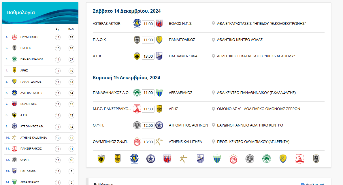 <b>Το πρόγραμμα της&nbsp;Κ19</b>