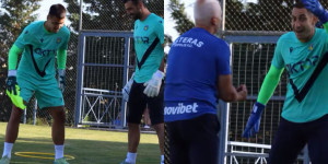 Το εκπαιδευτικό παιχνίδι των τερματοφυλάκων του ASTERAS AKTOR στην προπόνηση (vid)