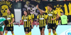 Τα στιγμιότυπα από την ισοπαλία της ΑΕΚ με αντίπαλο τον Άρη Λεμεσού (video)