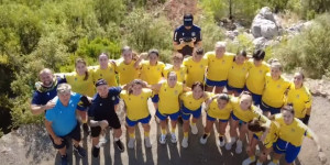 Ιστορική προπόνηση των κοριτσιών μέχρι το "Κάθισμα του Κολοκοτρώνη" (vid)