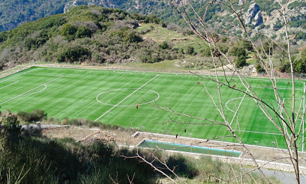 Ολοκληρώθηκαν οι εργασίες στο γήπεδο της Δημητσάνας