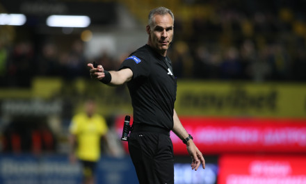 Αυτός ο διαιτητής ορίστηκε στον αγώνα του Αστέρα AKTOR στο Περιστέρι