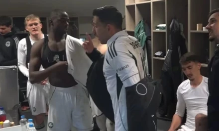 Επικός Μπακασέτας στα αποδυτήρια: «Υποφέραμε αρκετά, αλλά αξίζαμε το γαμ@@@@ο!» (video)