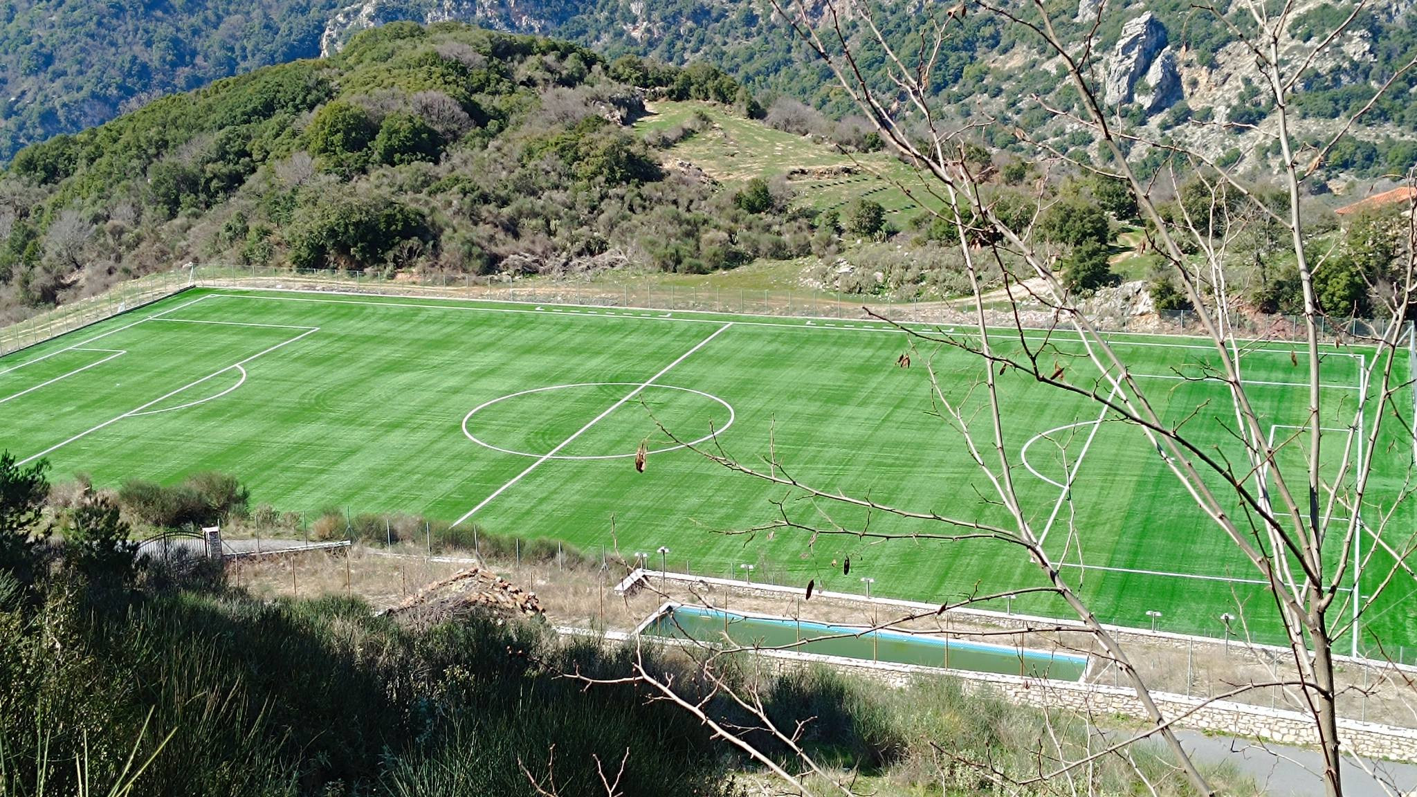 Ολοκληρώθηκαν οι εργασίες στο γήπεδο της Δημητσάνας