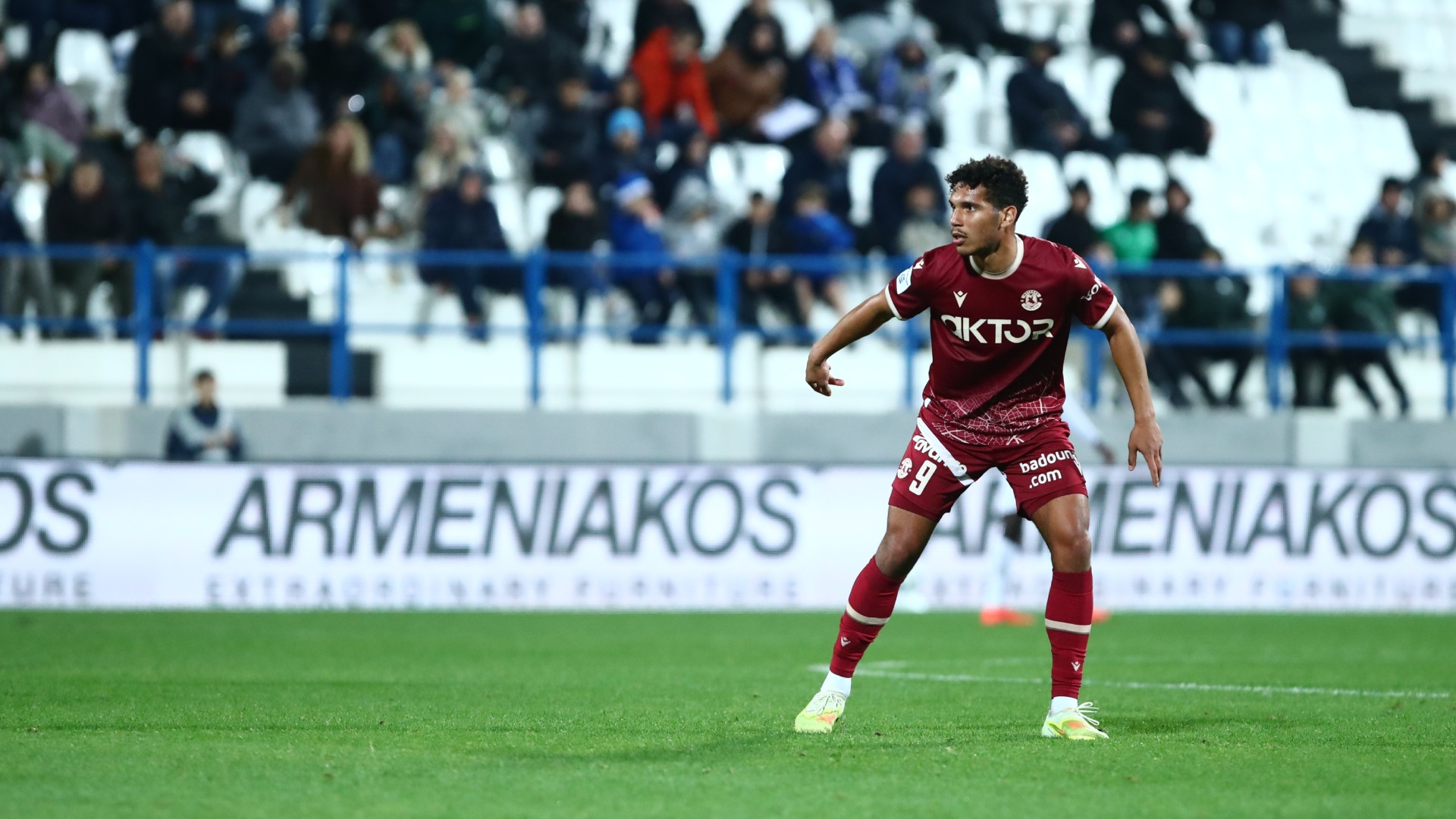 Ο Αστέρας AKTOR  έχει πάρει σε 21 αγωνιστικές 4 γκολ από τα φορ του