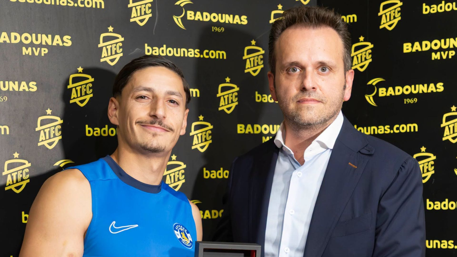 Ο Μπαρτόλο παρέλαβε το δώρο του ως Badounas MVP της σεζόν